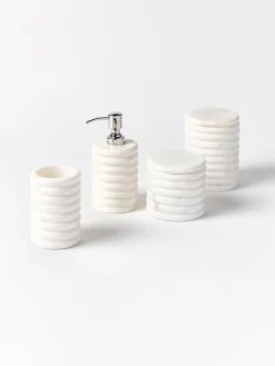 Westwing Collection Vaso cepillo de dientes de mármol Orta^ Portacepillos De Dientes|Jarrones