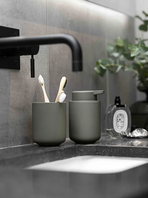 Zone Denmark Vaso cepillo dientes con superficie suave al tacto Ume^ Portacepillos De Dientes|Jarrones