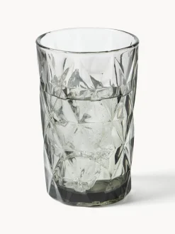 Westwing Collection Vasos altos con relieves Colorado, 4 uds.^ Copas De Cóctel|Vajillas Completas