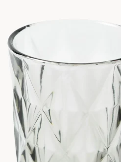 Westwing Collection Vasos altos con relieves Colorado, 4 uds.^ Copas De Cóctel|Vajillas Completas