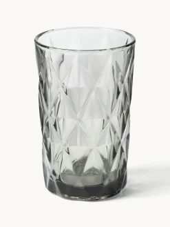 Westwing Collection Vasos altos con relieves Colorado, 4 uds.^ Copas De Cóctel|Vajillas Completas