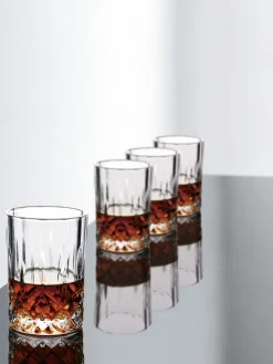 Aida Vasos chupito con relieve Harvey, 4 uds.^ Copas De Cóctel|Vajillas Completas