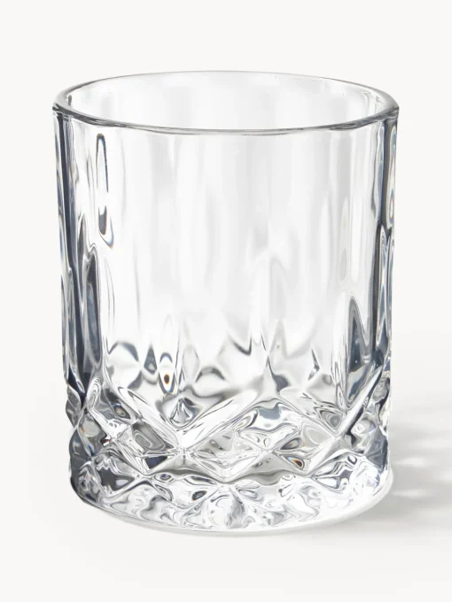 Westwing Collection Vasos con relieves George, 8 uds.^ Copas De Cóctel|Vajillas Completas