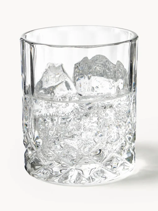 Westwing Collection Vasos con relieves George, 8 uds.^ Copas De Cóctel|Vajillas Completas