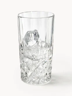 Westwing Collection Vasos con relieves George, 8 uds.^ Copas De Cóctel|Vajillas Completas