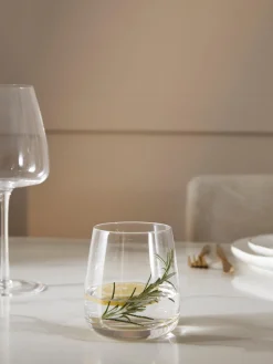 Westwing Collection Vasos de agua artesanales Ellery, 4 uds.