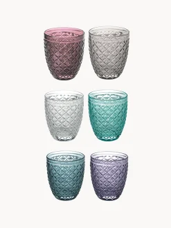 Villa d’Este Vasos de agua Castle, 6 uds.^ Vasos|Vajillas Completas