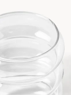Westwing Collection Vasos de agua soplados Bubbly, 4 uds.