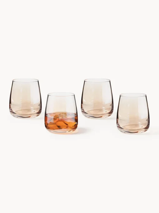 Westwing Collection Vasos de agua soplados Ellery, 4 uds.^ Vasos|Vajillas Completas