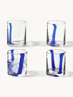Westwing Collection Vasos de agua soplados Taha, 4 uds.