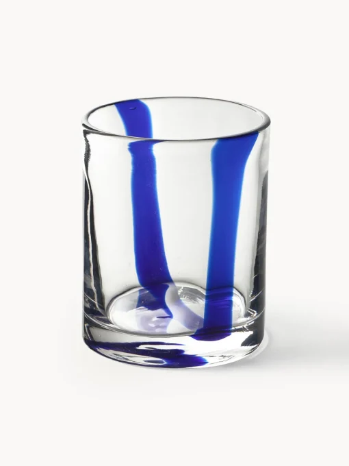 Westwing Collection Vasos de agua soplados Taha, 4 uds.