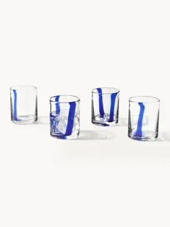 Westwing Collection Vasos de agua soplados Taha, 4 uds.