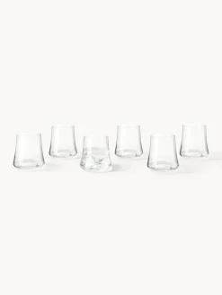 Westwing Collection Vasos de vidrio Gwenda, 6 uds.^ Vasos|Vajillas Completas