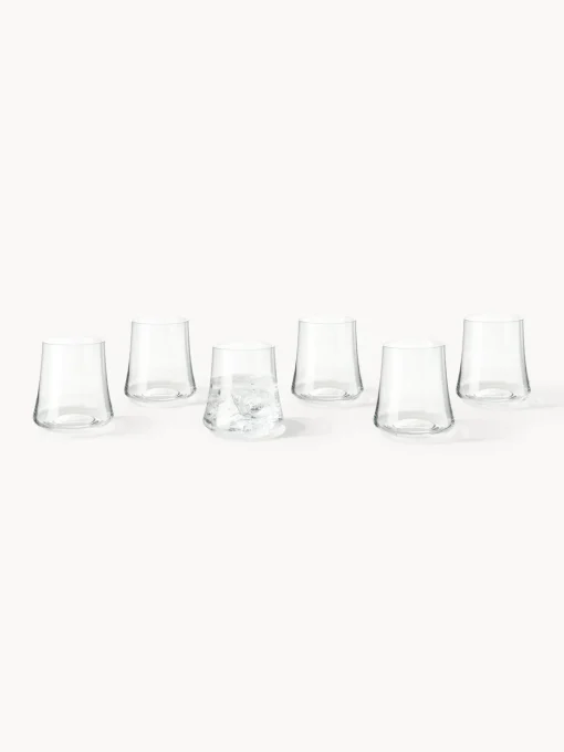 Westwing Collection Vasos de vidrio Gwenda, 6 uds.^ Vasos|Vajillas Completas