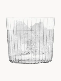 Lsa International Vasos de vidrio soplado artesanlamente Gio, 4 uds.^ Vasos|Vajillas Completas