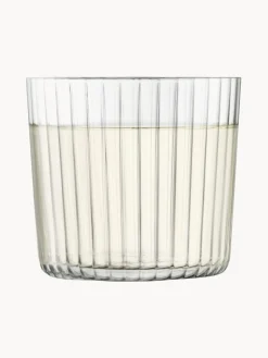 Lsa International Vasos de vidrio soplado artesanlamente Gio, 4 uds.^ Vasos|Vajillas Completas