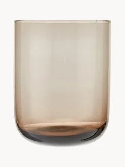 Bitossi Home Vasos de vidrio soplado Desiguale, 6 uds., tamaños y colores diferentes^ Vasos|Vajillas Completas