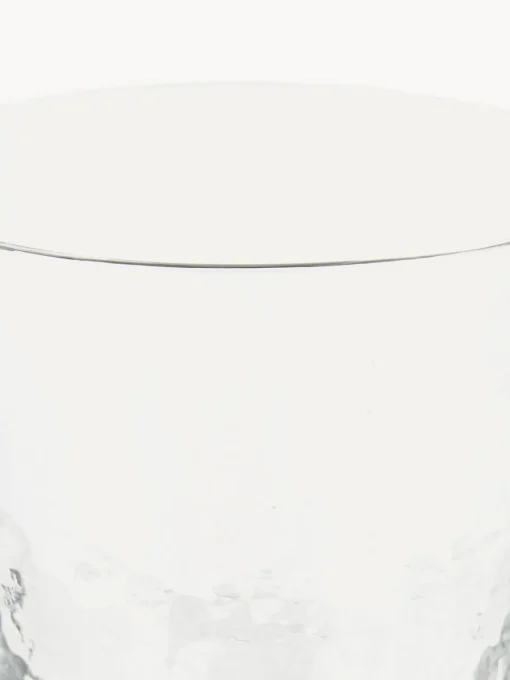 Broste Copenhagen Vasos de vidrio soplado Hammered, 4 uds.^ Menaje De Mesa