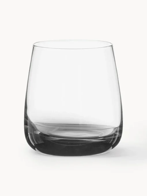 Broste Copenhagen Vasos de vidrio soplados artesanalmente Smoke, 4 uds.