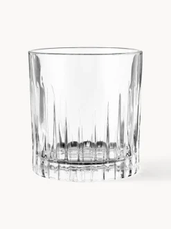 RCR Vasos old fashioned de cristal con relive Timeless, 6 uds.^ Copas De Cóctel|Vajillas Completas