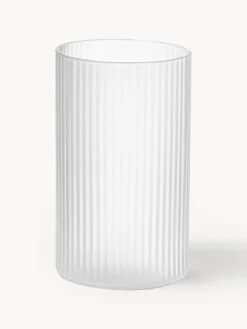 Ferm Living Vasos pequeños soplados con relieves Ripple, 4 uds.