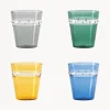 Zafferano Vasos soplados A Pallini, 4 uds.^ Vajillas Completas|Menaje De Mesa