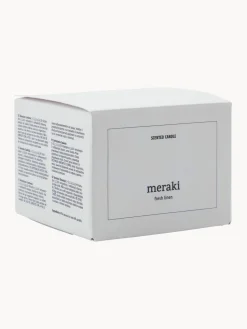 Meraki Vela perfumada de tres mechas Fresh Linen (Jasmine & Rose)^ Velas Perfumadas|Jarrones