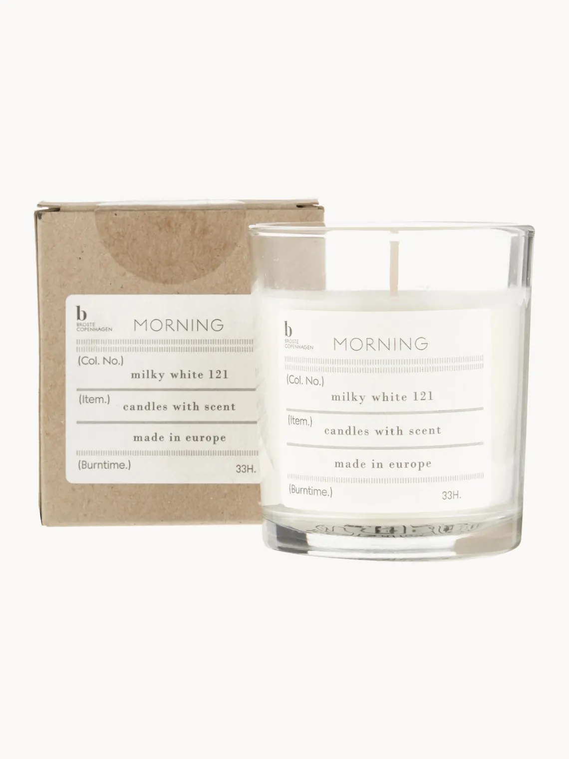 Broste Copenhagen Vela perfumada Lovelock^ Velas Perfumadas|Jarrones
