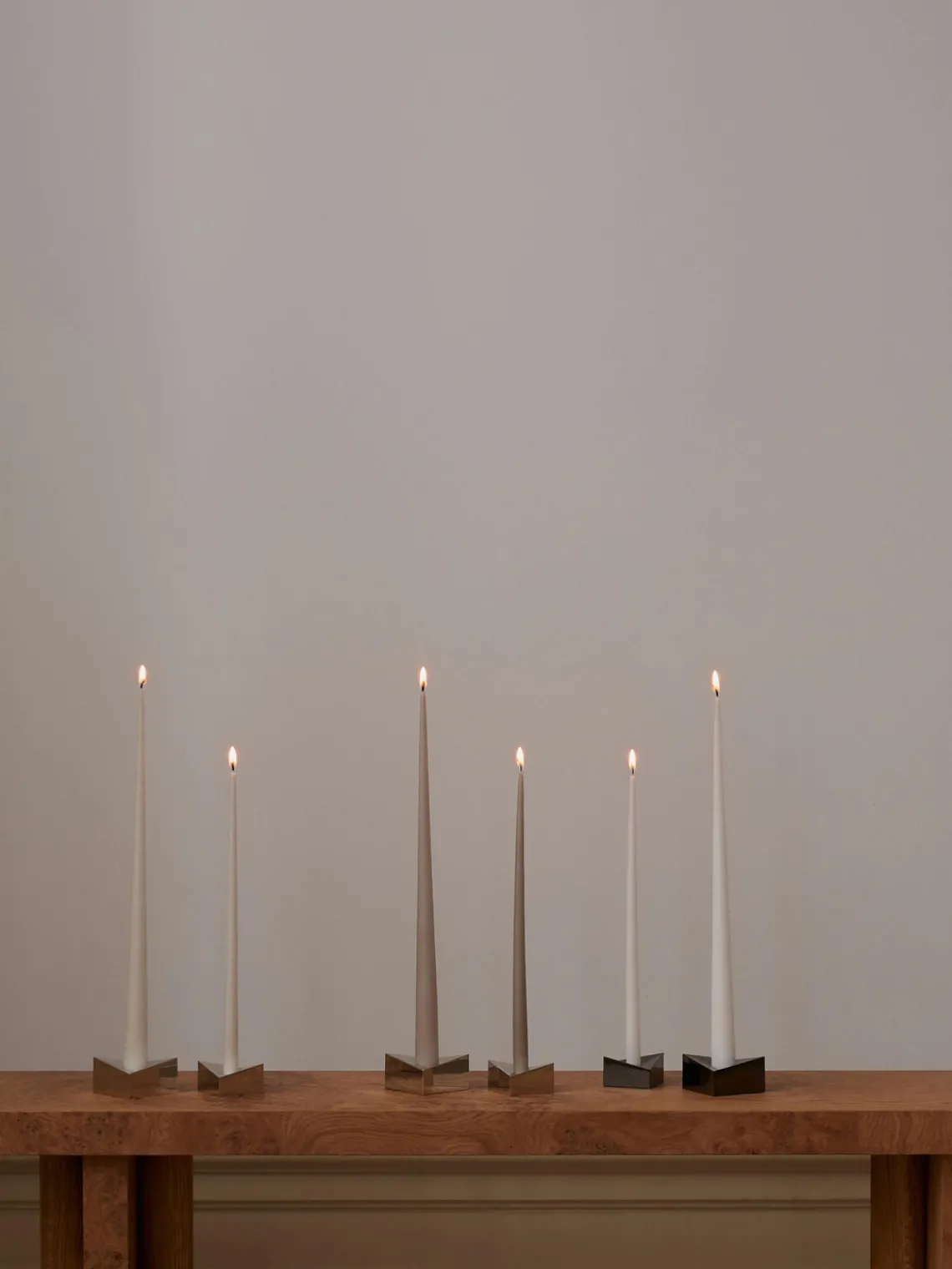 STOFF Nagel Velas cónicas Ester, 4 uds.