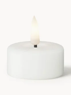 Deluxe Homeart Velas de té LED artesanales Real Flame, 4 uds.^ Velas Led|Velas Decorativas