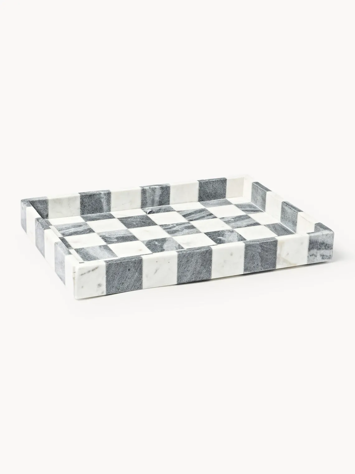 Westwing Collection Westwing | Crosby Studios, bandeja decorativa de mármol Carreaux^ Bandejas Decorativas|Jarrones