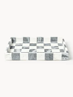 Westwing Collection Westwing | Crosby Studios, bandeja decorativa de mármol Carreaux^ Bandejas Decorativas|Jarrones