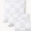 Westwing Collection Westwing | Crosby Studios, funda de almohada de algodón a cuadros Damier