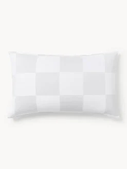 Westwing Collection Westwing | Crosby Studios, funda de almohada de algodón a cuadros Damier
