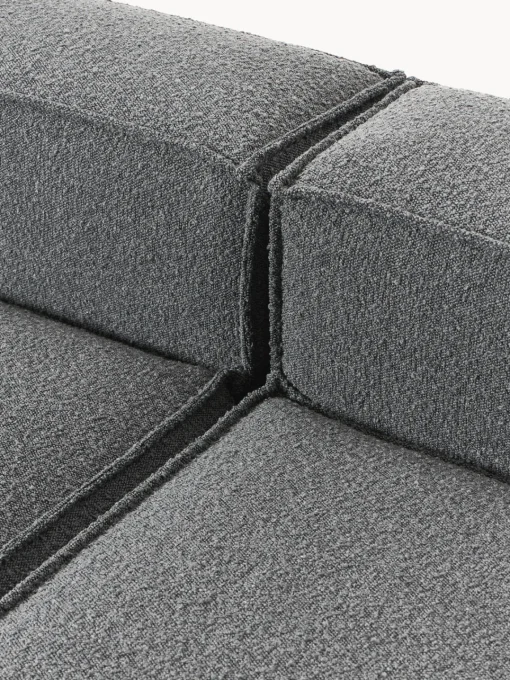 Westwing Collection Westwing | Crosby Studios, sofá modular en tejido bouclé con reposabrazos anchos Lennon (3 plazas)^ Sofás