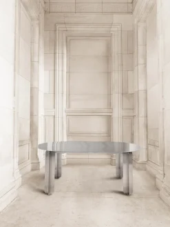 Westwing Collection Westwing | Crosby Studios, mesa de comedor ovalada Festin